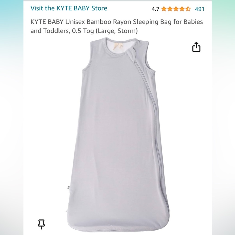 Kyte baby sleep sack